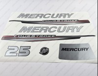 Mercury 25HP Four Stroke 2013-2017 Outboard Decal Kit Mercury 25HP Four Stroke 2013-2017 Outboard Decal Kit